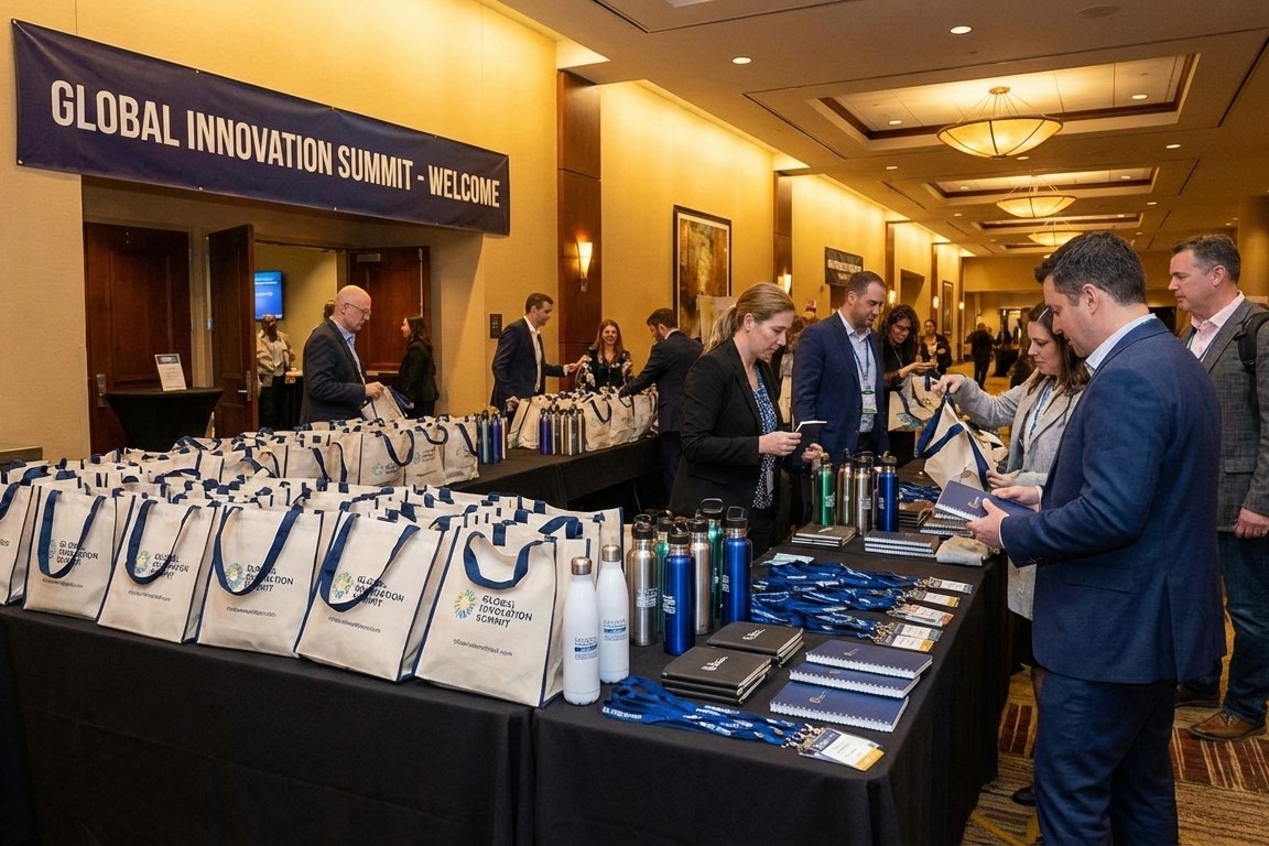 Corporate event gifting solutions and conference gifts